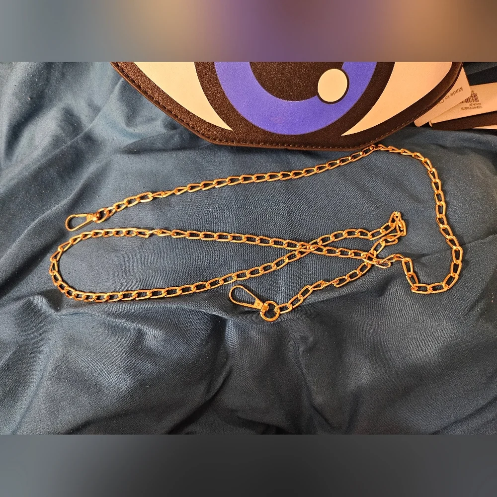 Evil Eye Chain‎ Purse Crossbody Shoulder Handbag Pu Nwt